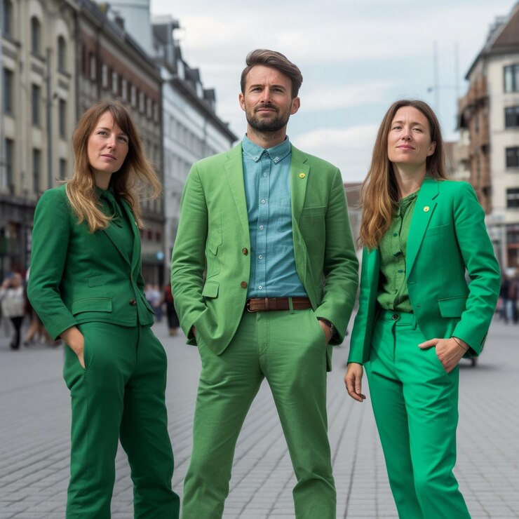 Create a Bold Look with These Green Colour Shirt Matching Pant Ideas